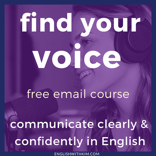 Find Your Voice in English - Free Email Course to Communicate Clearly and Confidently
